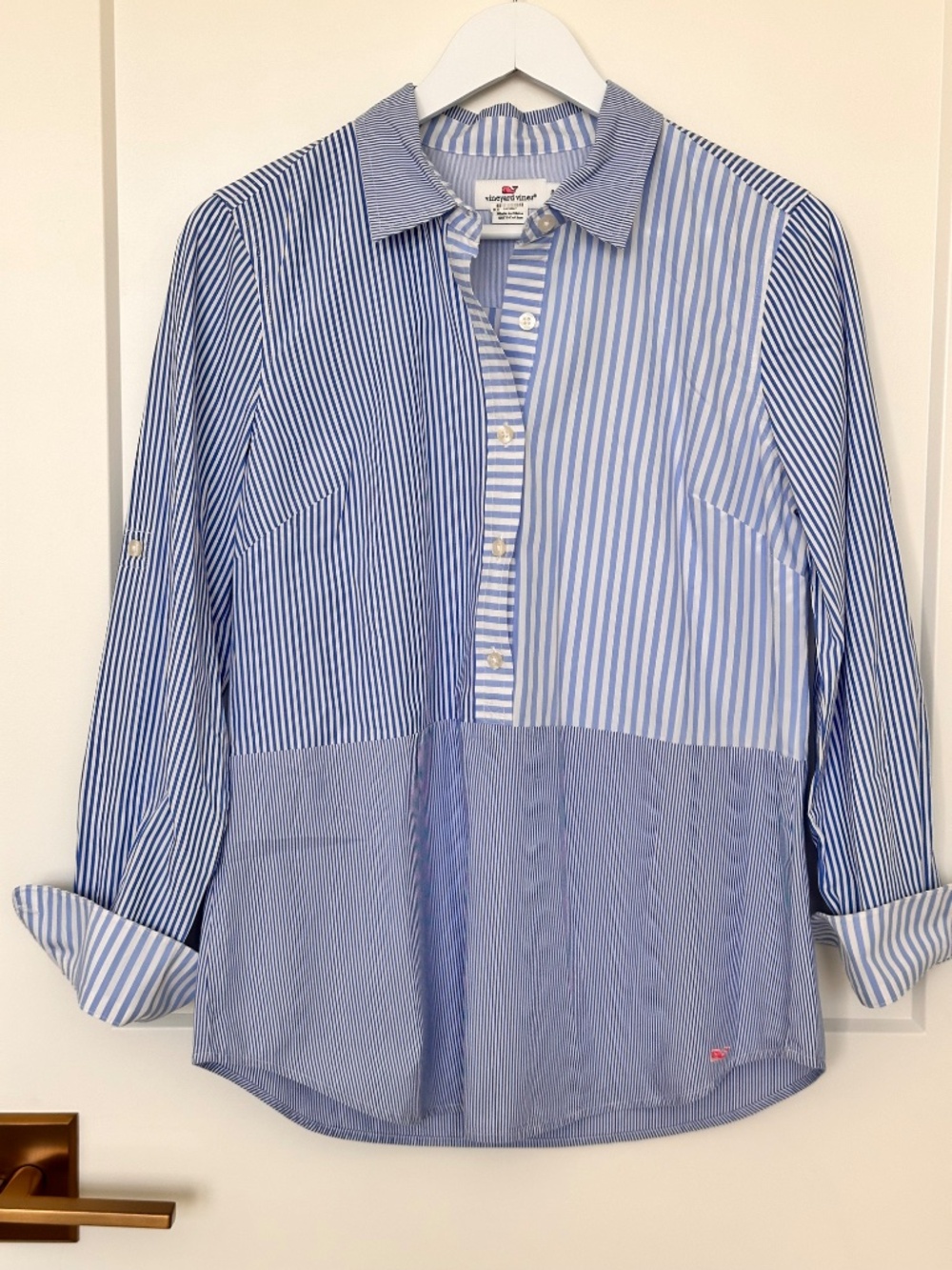 Vineyard Vines Pullover Half-Button Shirt (women's 8)
